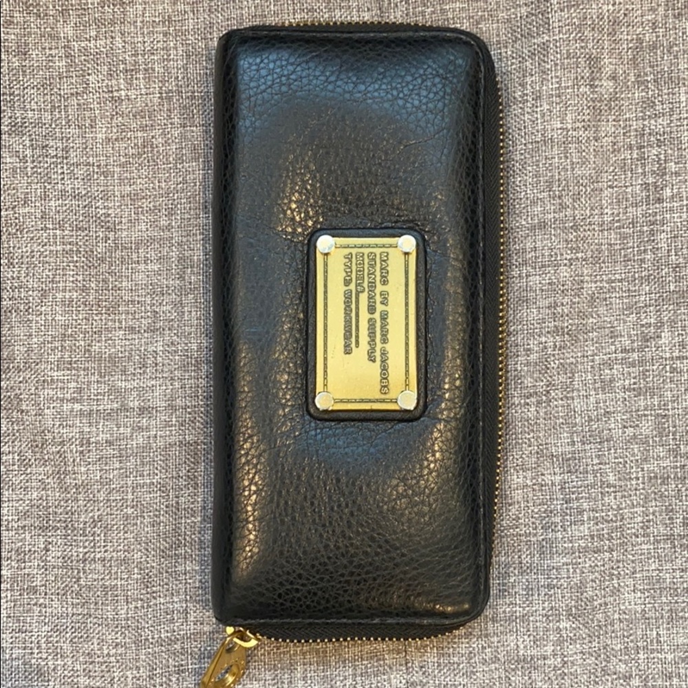 Marc by Marc Jacob black leather wallet
